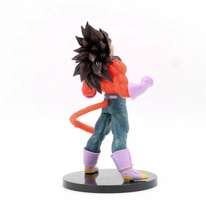Nouveau Design vente en gros, produit OEM, jouets de personnage en PVC, modèle d'action Goku vs végéta <span class=keywords><strong>Super</strong></span> <span class=keywords><strong>Saiyan</strong></span> 4 DBZ, boîte de couleur Anime - Product Image 3