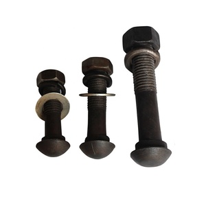 Fixation ferroviaire, boulon <span class=keywords><strong>de</strong></span> voie, écrou et boulon en acier au carbone - Product Image 3
