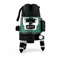 Niveau laser croisé vert 360° automatique auto-nivelant sans fil 3 3.7V Garantie 1 an pour usage industriel et bricolage
