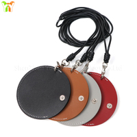 Pochette à suspendre pour écouteurs, mini étui pour écouteurs avec cordon, sac de rangement pour écouteurs, sac de rangement pour écouteurs en cuir anti-perte