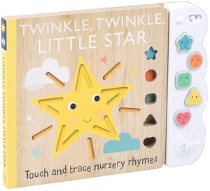 Libro Sonoro Personalizzato con Luci 'Twinkle Little Star' 5 Pulsanti Luminosi Touch and Trace con Canzoni della Nanna in Cartoncino OEM - Product Image 1