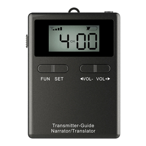 Cầm tay mini <span class=keywords><strong>Walkie</strong></span>-<span class=keywords><strong>Talkie</strong></span> không dây UHF hướng dẫn du lịch hệ thống Châu Âu phổ dài ngựa USB IP Air Band Receiver Transmitter - Product Image 5