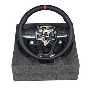 Volante de Fibra de Carbono Personalizado a <span class=keywords><strong>Precio</strong></span> de Fábrica, Compatible con <span class=keywords><strong>Cadillac</strong></span> CT4 CT5 Serie V 2019-2025 2026, Accesorios para Auto - Product Image 1