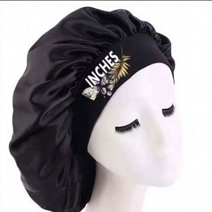 Bonnet de nuit en satin doux personnalisé avec logo pour usage quotidien en extérieur, style tendance toutes saisons, vente en gros - Product Image 3