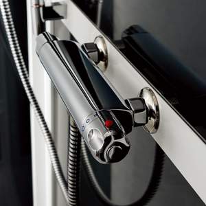 Ensemble Complet Salle <span class=keywords><strong>de</strong></span> <span class=keywords><strong>Douche</strong></span> d'Angle Kit <span class=keywords><strong>Douche</strong></span> Vitrée Complète <span class=keywords><strong>avec</strong></span> Panneau Mural <span class=keywords><strong>de</strong></span> <span class=keywords><strong>Douche</strong></span> - Product Image 5