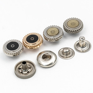 Metal Snap Button Eco Friendly Raw <b>Material</b> Round Square Portable <b>Sewing</b> Fittings For Outdoor Jacket Jeans Bag - Product Image 3