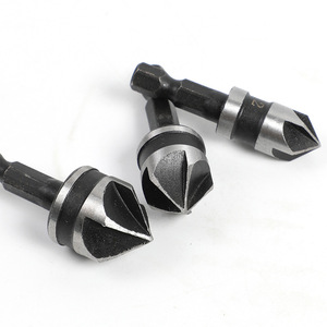 Five-Blade Chamfering Tool Set 12 16 19 Mm Hex Shank For Woodworking Drilling Hole Saws - Product Image 4
