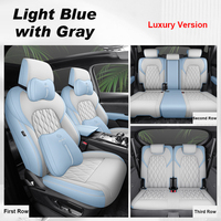Pour BYD Tang DMi DMP EV 7 places, housse de siège de voiture en cuir personnalisée, style sport de luxe, ensemble complet avant et arrière, kit carrosserie adapté