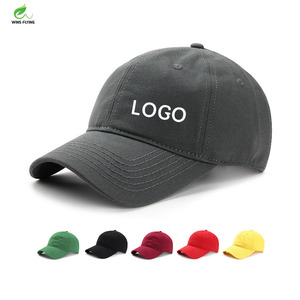 Casquette de baseball personnalisée brodée 6 panneaux de qualité supérieure Wins Flying Brand, casquette de sport pour homme avec logo personnalisable - Product Image 1