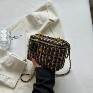 PLAYMAX Nuevo Juego de Tres Bolsos Mini para Mujer, Diseño Retro con Patrón de Cocodrilo, PU Impermeable, Cuero Genuino con Estampado Floral - Product Image 5