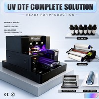 Imprimante UV à poudre dorée 32x50cm pour autocollants métalliques personnalisés, casques, trophées, impression dorée synchronisée, livraison DDP mondiale