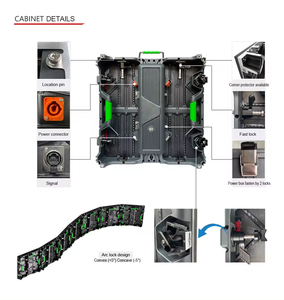 Schermo LED 500x500mm per Interni ed Esterni, Sfondo per Palcoscenico, Parete Video LED P2.6 P2.9 P3.91, Display LED a Noleggio con Giunzione Senza Soluzione di Continuità - Product Image 2