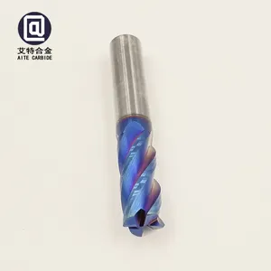 ZZAT 4 Flute End Mill Tailor-made End Mill With Good Performance Carbide End Mill Scrap