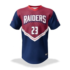 Custom Sublimated Throwback Uniform <b>Tshirts</b> Tees Shirts Mesh Fabric v Neck <b>Baseball</b> Pullover Jerseys - Product Image 6