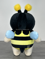 Funtoys-Costume d'insecte gonflable géant personnalisé de mascotte d'abeille 2m/2.6m, animal hexapode, mascotte en peluche de Noël pour adulte