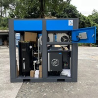 Compresseur d'air à aimant permanent stationnaire à haute efficacité ZAKF ZAY-100 75KW 12CBM à conversion de fréquence, moteur refroidi à faible bruit