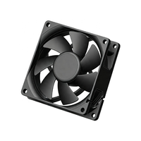 Ventilateur axial sans balais 12V 8025 DC à roulement à billes OEM pour boîtier PC, projecteurs, chargeur de voiture électrique, refroidissement d'appareils IoT