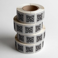Étiquettes autocollantes en PVC imperméables anti-contrefaçon avec code QR anti-effraction pour l'authentification des produits