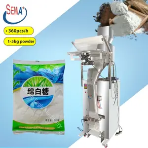 Multi functional automatic bagged food flavoring sachet powder weighing packaging and filling machine