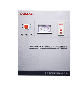 เครื่องควบคุมแรงดันไฟฟ้าอัตโนมัติแบบเฟสเดียว MT-TND-5KVA ขดลวดทองแดง  แรงดันไฟฟ้าขาเข้า 150~250V แรงดันไฟฟ้าขาออก 220V 4% สำหรับใช้ในบ้าน - Product Image 2