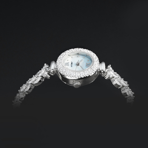 Reloj de pulsera con diamantes para mujer CITIZEN Movimiento de cuarzo Esfera de nácar 3BAR Resistente al agua Correa de latón - Product Image 5