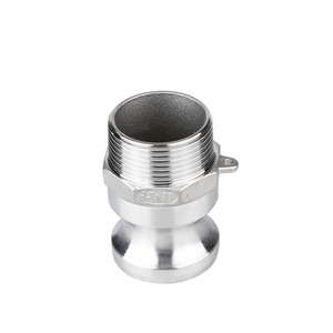 Raccord rapide Conan en acier inoxydable 304, type F, mâle, à clipser, insertion droite, pour tuyau haute pression - Product Image 1