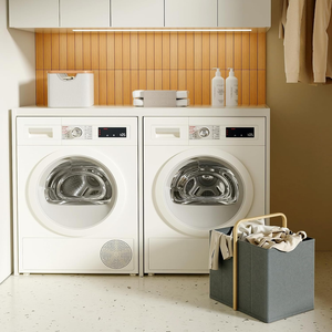 Panier à linge pliable avec poignée - 65L Grand panier <span class=keywords><strong>de</strong></span> rangement en tissu <span class=keywords><strong>de</strong></span> bambou pliable pour repassage - Product Image 3