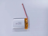 Batterie polymère lithium-ion rechargeable personnalisée 802428 3,8 V 580 mAh pour lunettes 3D, montre connectée, GPS