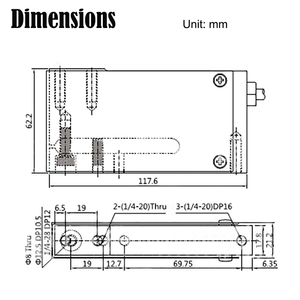 Plc320 800kg sản xuất hàng loạt shear Beam thang máy <span class=keywords><strong>Load</strong></span> <span class=keywords><strong>cell</strong></span> Force <span class=keywords><strong>Sensor</strong></span> - Product Image 5