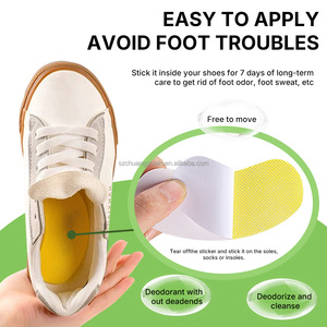 植物エキス抗菌靴脱臭パッチ臭気除去ステッカー口鼻 & ボディパッチ - Product Image 6
