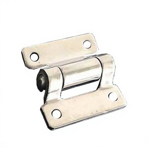 Bisagra de esquina industrial de acero para puerta plana de barco, de alta resistencia, con instalación por tornillo, herraje de bisagra de correa - Product Image 5