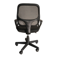 Chaise d'ordinateur confortable en maille noire personnalisée Offre Spéciale avec accoudoir design pivotant à bascule pour la maison ou le bureau style moderne