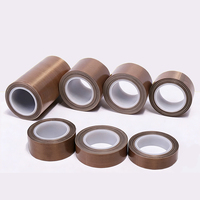 Hochtemperatur-PTFE-Druckempfindliches Klebeband Einseitig Silikonbeschichtet Hitzebeständig 260°C Antihaft Industrielle Abdichtung