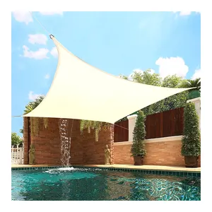 Al Aire Libre Patio Pérgola Patio Jardín Reino Unido plástico impermeable parasol para techo/parasol vela triángulo