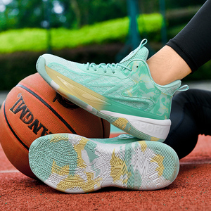 Brand Logo Label Customize Professional Men <strong>Outdoor</strong> Sports Sneakers Plus Size US 13 14 EU 47 48 Blank Mesh <strong>Basketball</strong> <strong>Shoes</strong> - Product Image 3