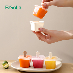 FaSoLa-bandejas para cubitos de hielo con tapa, Set de 6 unidades para hacer helados caseros con tapa - Product Image 6