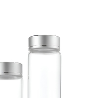 Bocal en verre transparent à large ouverture avec bouchon à vis, 250ml/300ml/500ml/750ml/1000ml, pour le stockage alimentaire, le miel et le sucre lyophilisé, également adapté aux diffuseurs à bâtonnets.