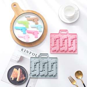 قالب ثلج على شكل مسدس، قالب ثلج إبداعي، قالب سيليكون للثلج والحلويات والشوكولاتة - Product Image 1