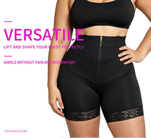 Pantalones Moldeadores <span class=keywords><strong>de</strong></span> Cintura Alta con Cremallera Frontal, Control Abdominal y Levanta Glúteos, Tallas Grandes, Desde XS hasta XXXL - Product Image 2