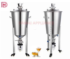 Fermenteur sous pression <span class=keywords><strong>35L</strong></span> 65L <span class=keywords><strong>Cuve</strong></span> de fermentation 304 Concial en acier inoxydable pour équipements de brassage de bière - Product Image 6