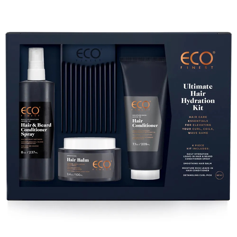 Kit de hidratación de cabello orgánico Natural para hombre, venta directa de fábrica