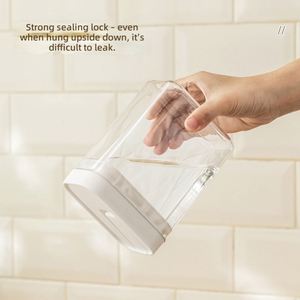 Food Grade Plastic sealed Container for Grains Coffee Beans Dried Fruits Noodles Food Storage <b>Jar</b> - Product Image 3