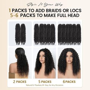 Extensiones de Cabello Ondulado Profundo al por Mayor, Fibra de Proteína, Tejido Invisible, Postizo Rizado para Peinado Diario - Product Image 3