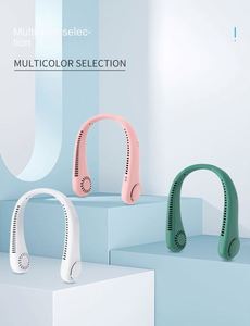 2026 New Arrivals Factory Wholesale Wearable Neck for Outdoor Rechargeable <b>Mini</b> <b>Usb</b> Portable Cooling <b>Fan</b> - Product Image 4