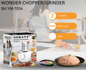 Marca Premium 7034 3L 6l 10l 12l Máquina eléctrica <span class=keywords><strong>de</strong></span> acero inoxidable <span class=keywords><strong>sokany</strong></span> Golpeadora Procesador <span class=keywords><strong>de</strong></span> alimentos <span class=keywords><strong>Picadora</strong></span> <span class=keywords><strong>de</strong></span> <span class=keywords><strong>carne</strong></span> - Product Image 2