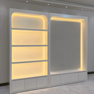 Vitrine <span class=keywords><strong>de</strong></span> présentation cosmétique moderne et luxueuse sur mesure, design écologique pour salon <span class=keywords><strong>de</strong></span> beauté - Product Image 5