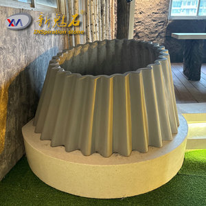 Maceta de Cemento Estilo Europeo New Magic Stone XMS-HP, Macetero de Pie para Exteriores y Jardinería - Product Image 4