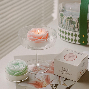 Bán Buôn Biểu Tượng Tùy Chỉnh Đám Cưới Nhiều Màu Nến Thơm Đậu Nành Paraffin Sáp Tăng Hình Hương Thơm Nến Nến Thơm - Product Image 2
