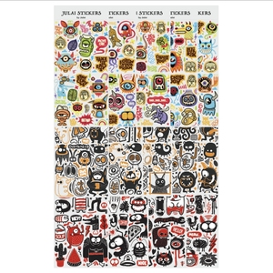 Autocollants en papier de dessin animé mignon Moe Yuji naturel 1 feuille par paquet pour animaux de compagnie et enfants autocollants de manuel de <span class=keywords><strong>film</strong></span> <span class=keywords><strong>d</strong></span>écoupés à <span class=keywords><strong>la</strong></span> main - Product Image 6