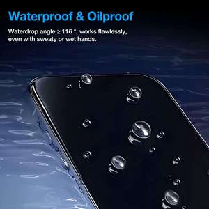 Protector de Pantalla de Vidrio Templado 9H Ultrafino de 0.33mm 2.5D con Pegamento 380, 99% HD Transparente, Cobertura Total, Resistente al Agua, Antihuellas y Antiexplosión - Product Image 6